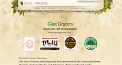 Desktop Screenshot of goatgrazers.com